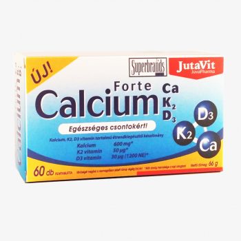 JutaVit Calcium Forte Ca, K2, D3, 60 db