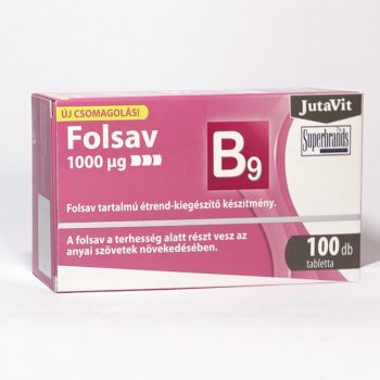 JutaVit Folsav + B9 tabletta, 100db