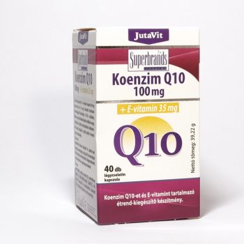 JutaVit Koenzim Q10 100mg +E-vitamin 35mg, 40db