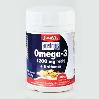 JutaVit Omega 3 1200 mg kapszulaE vitamin 100db