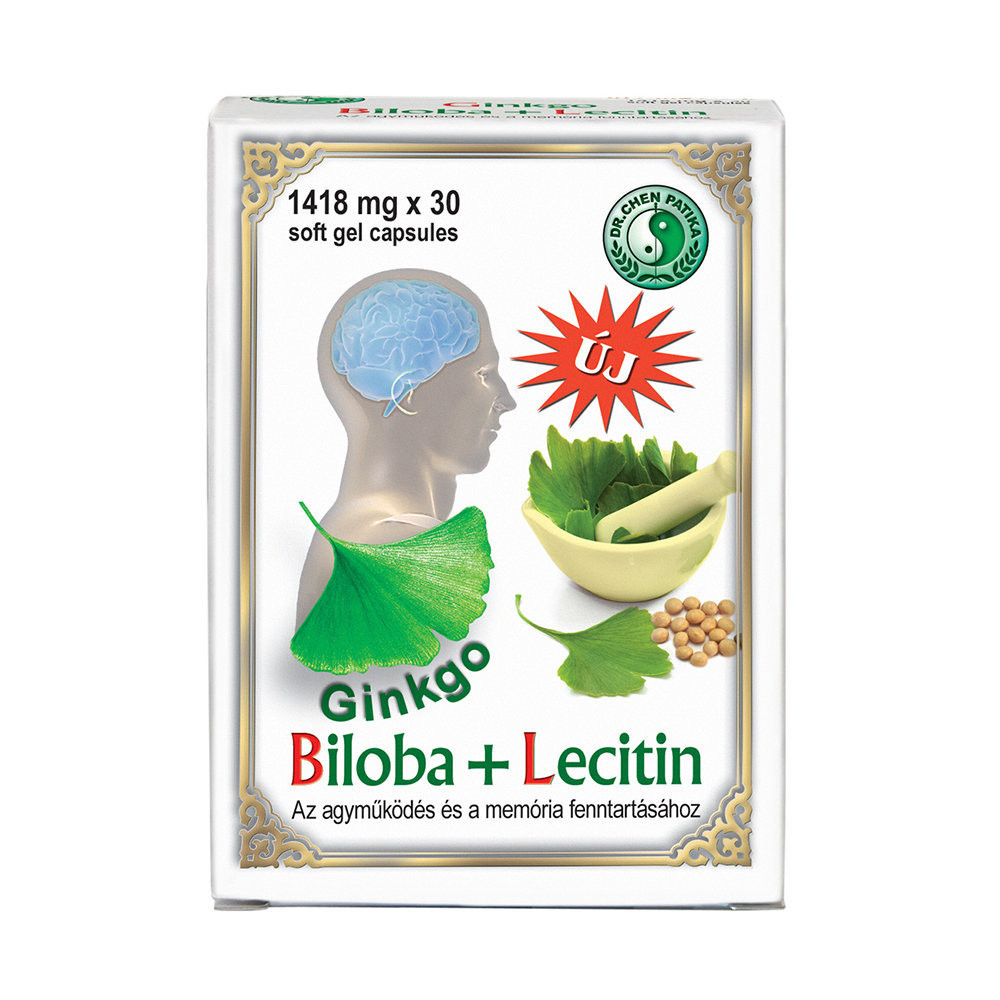 Dr. Chen Ginkgo biloba+lecitin, 30db 1 Dr. Chen Ginkgo biloba+lecitin, 30db