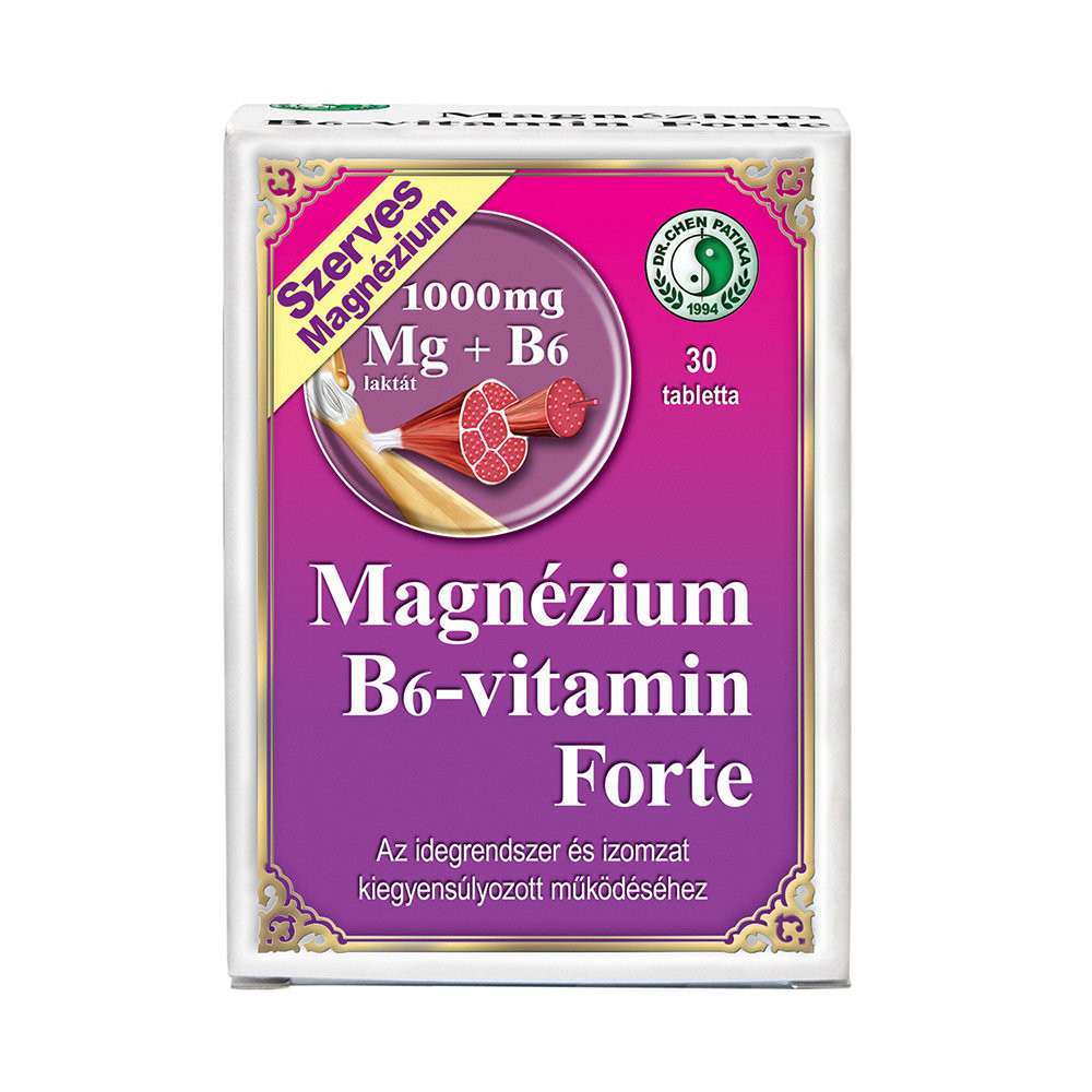 Dr. Chen Magnézium B6 Forte, 30db 1 Dr. Chen Magnézium B6 Forte, 30db