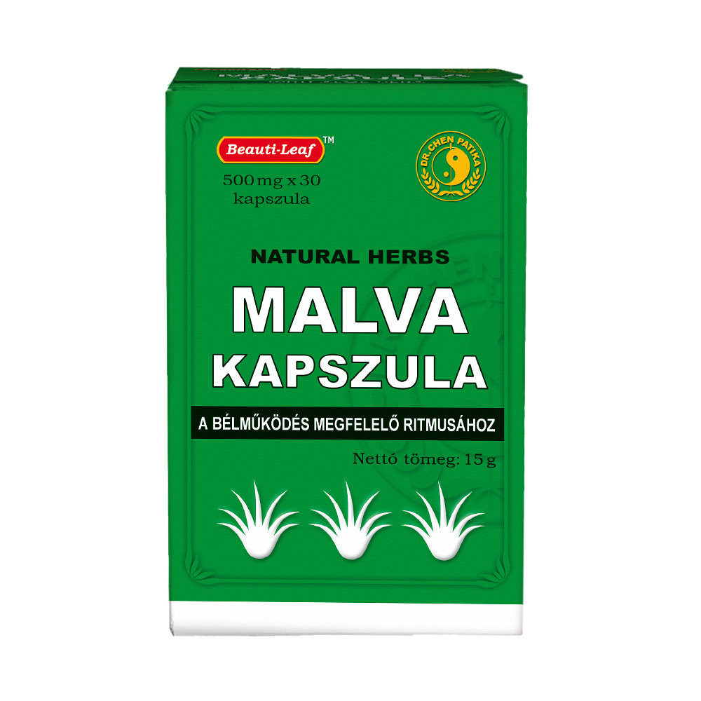 Dr. Chen Mályva tea kapszula, 500mg, 30 db 1 Dr. Chen Mályva tea kapszula, 500mg, 30 db