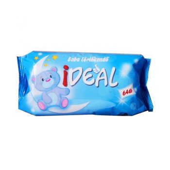 Ideal Nedves törlőkendő, 64 db