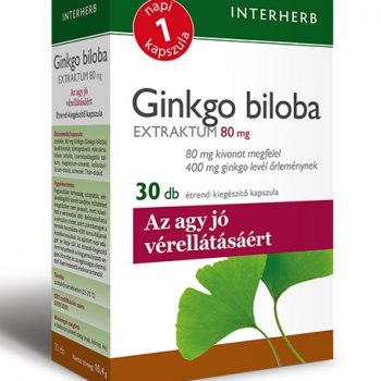 Interherb Ginkgo Biloba Extraktum 80mg 30db