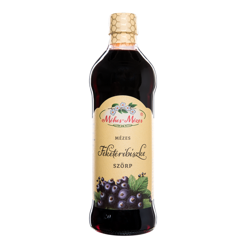 Méhes-Mézes feketeribiszke szörp, 500ml 1 Méhes-Mézes feketeribiszke szörp, 500ml