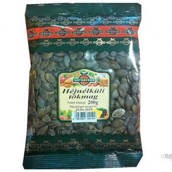 Naturfood Héjnélküli tökmag, 200g