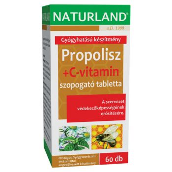 Naturland propolisz +C-vitamin szopogató tabletta