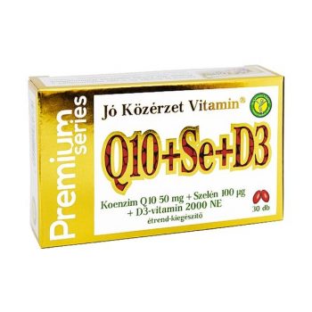 Premium Series Jó Közérzet Q10+Szelén+D3