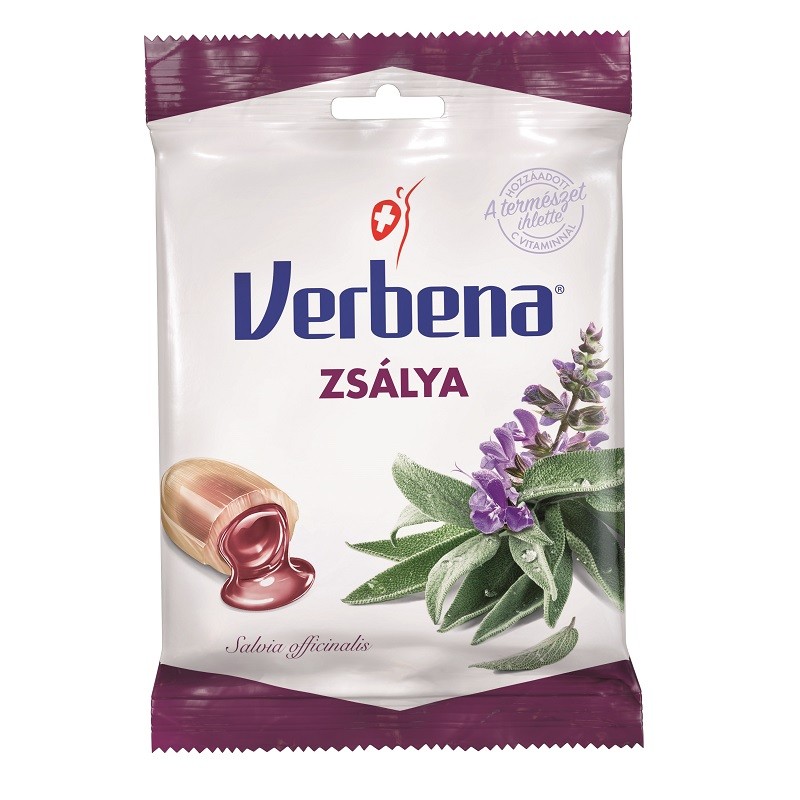 Verbena zsálya cukorka, 60g 1 Verbena zsálya cukorka, 60g