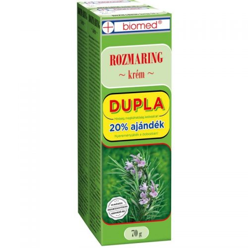 Biomed rozmaring krém dupla, 70g x 2db 1 Biomed rozmaring krém dupla, 70g x 2db