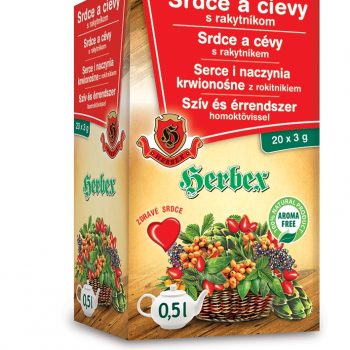Herbex szív és érrendszer homoktövis tea, 20 filter