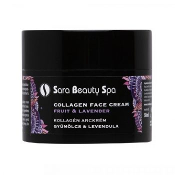 Sara Beauty Spa kollagen arckrem, gyumolcs és levendula illat, 50ml