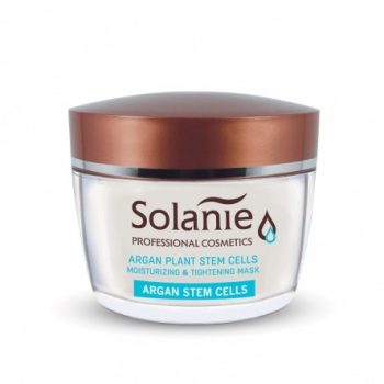Solanie Argan novenyi ossejtes Moisture hidratalo és feszesito maszk, 50 ml