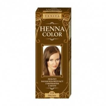 Venita Henna Color Hajszínező Aranybarna 114